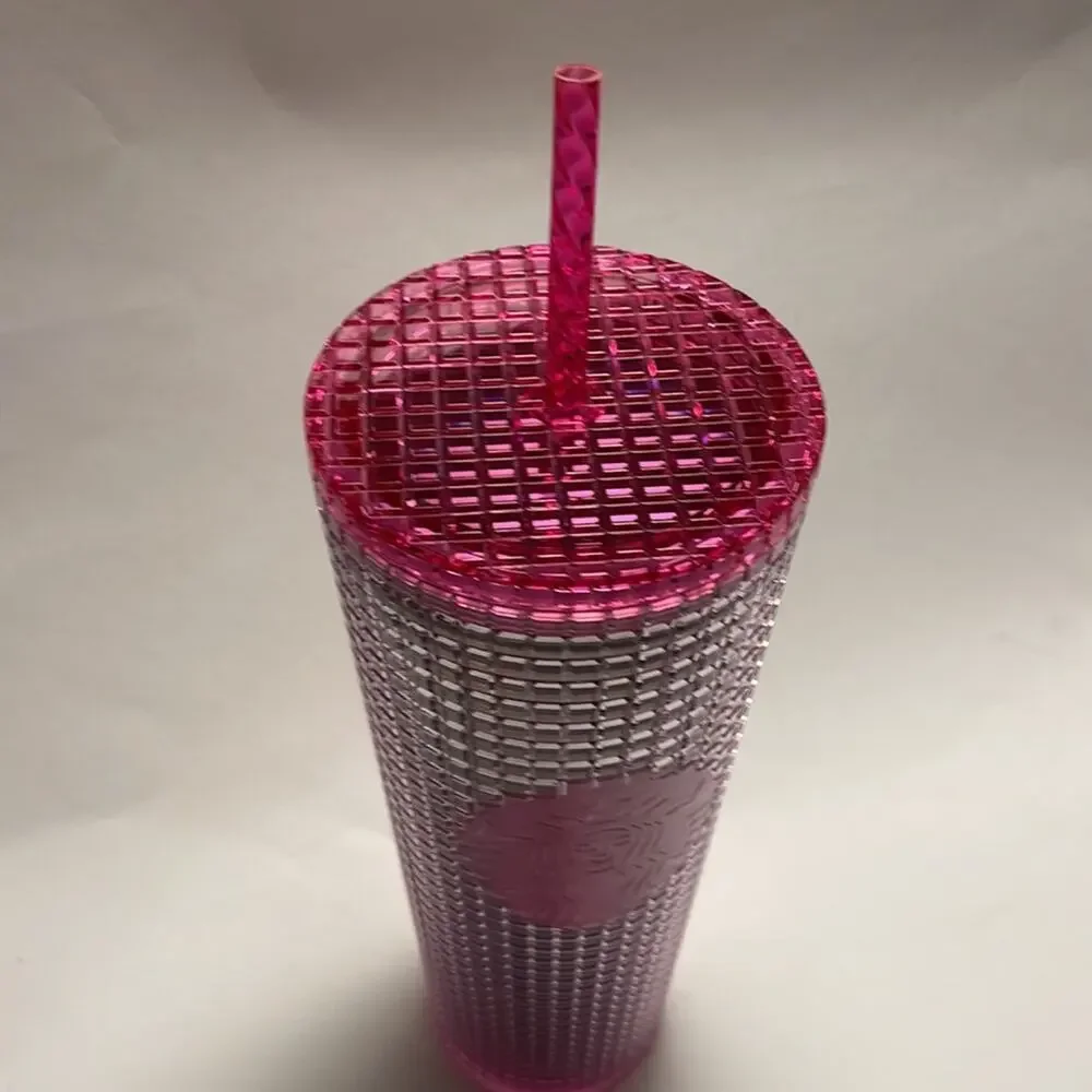 Starbucks NWT Cold Cup Pink 24oz Acrylic Tumbler